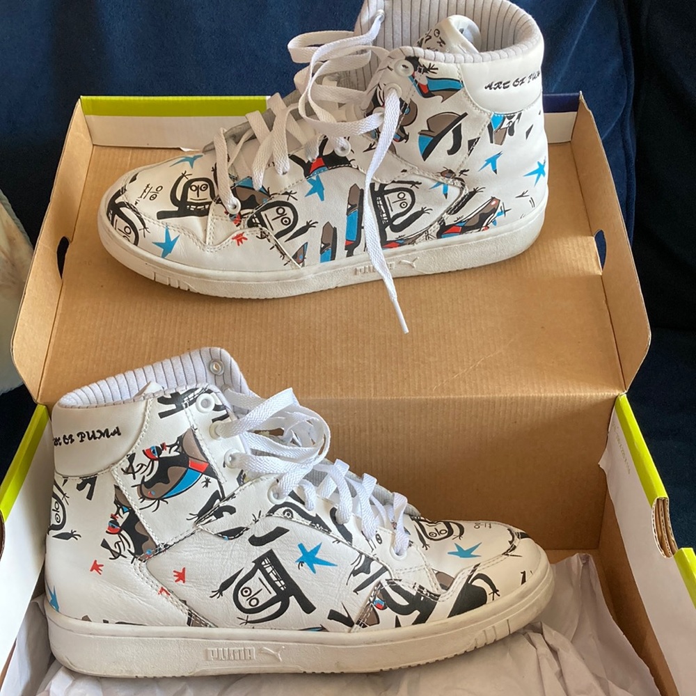 Puma high top sneakers – Art of puma limited editions, size 8 shoes